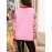 Women's Christmas Long Sleeve Sweaters Reindeer Snowflake Letter Tree Round Neck Ribbed Knitted Tops